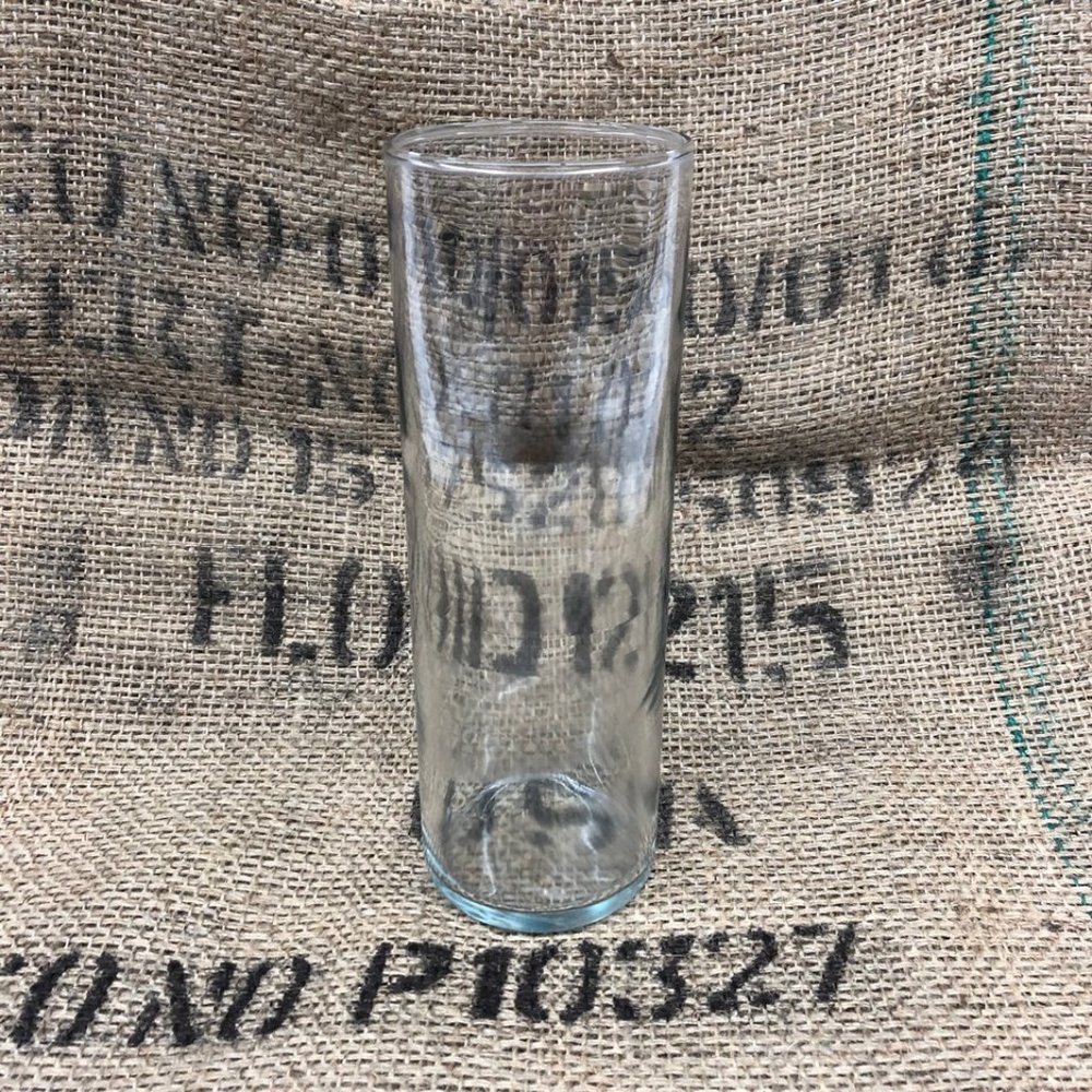 Clear Glass Vase Silhouette Clean Edges